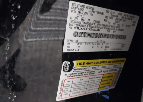 2019 Ford Expedition Max Limited z USA, uszkodzony, nr VIN 1FMJK2AT1KEA34484